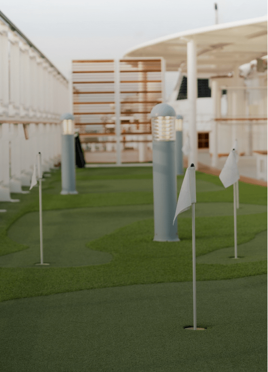 Putting green turf
